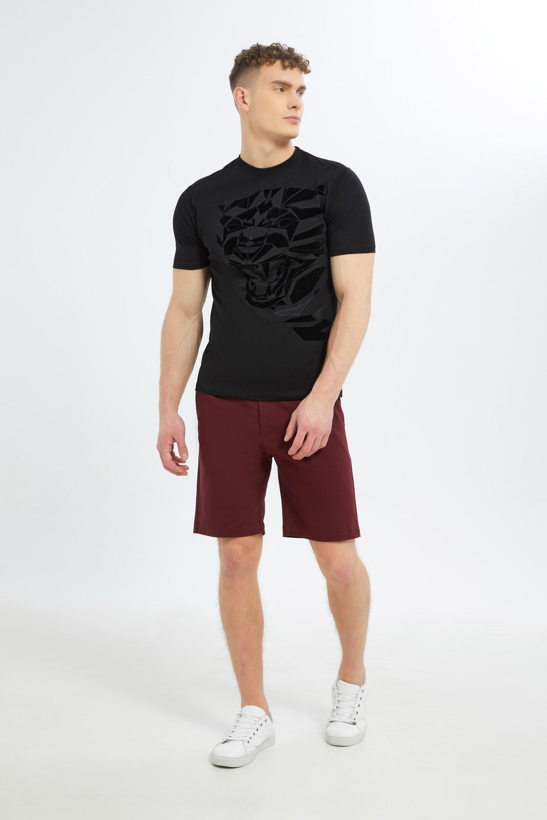 Redtag-Men-Burgandy-Chino-Shorts-Category:Shorts,-Colour:Burgundy,-Deals:New-In,-Dept:Menswear,-Filter:Men's-Clothing,-Men-Shorts,-New-In-Men-APL,-Non-Sale,-RMD,-S23C,-Section:Men--