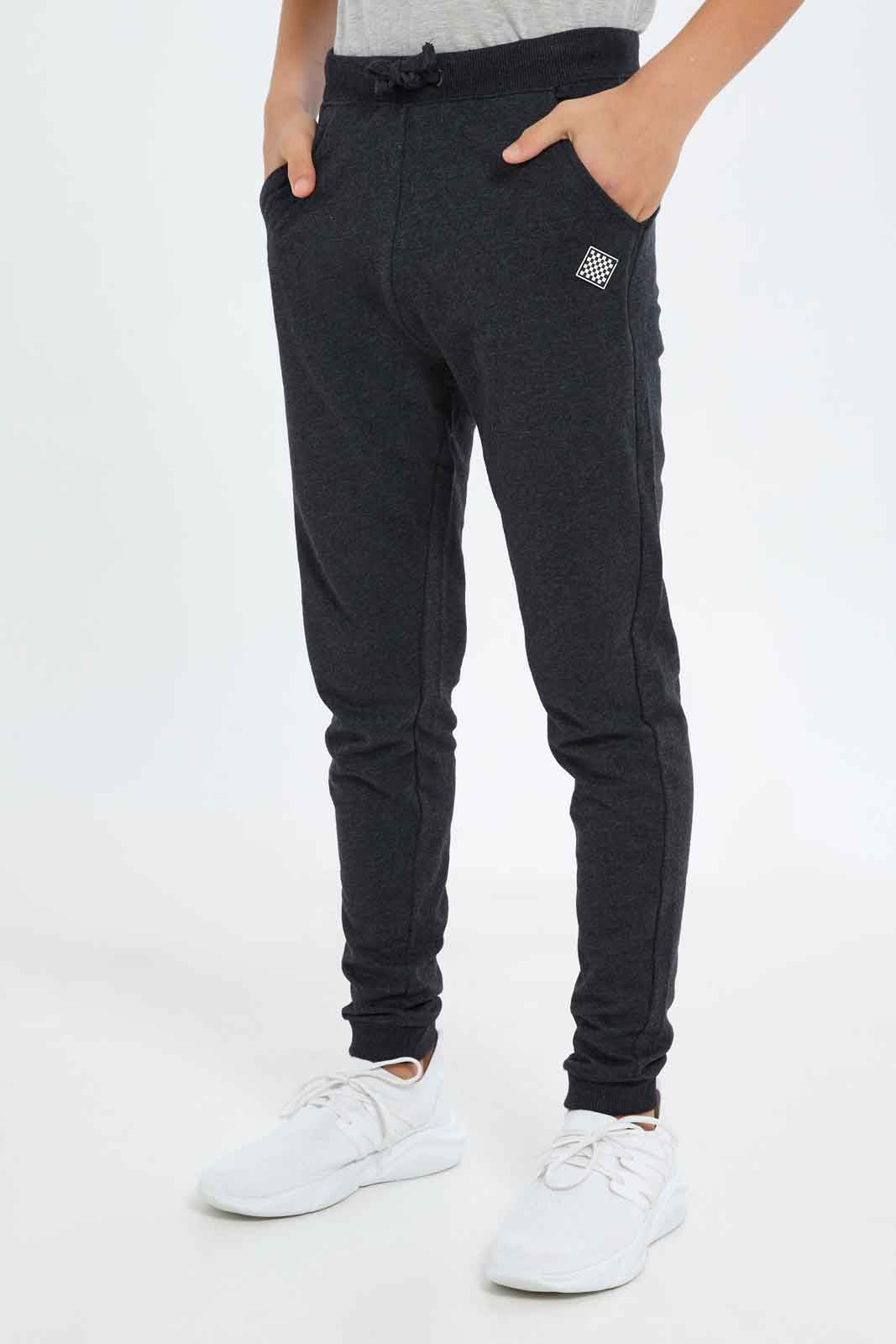 Redtag-Boys-Charcoal-Table-Active-Pants-BSR-Joggers,-Category:Joggers,-Colour:Charcoal,-Deals:New-In,-Dept:Boys,-Filter:Senior-Boys-(8-to-14-Yrs),-New-In-BSR-APL,-Non-Sale,-S23A,-Section:Boys-(0-to-14Yrs),-TBL-Senior-Boys-9 to 14 Years