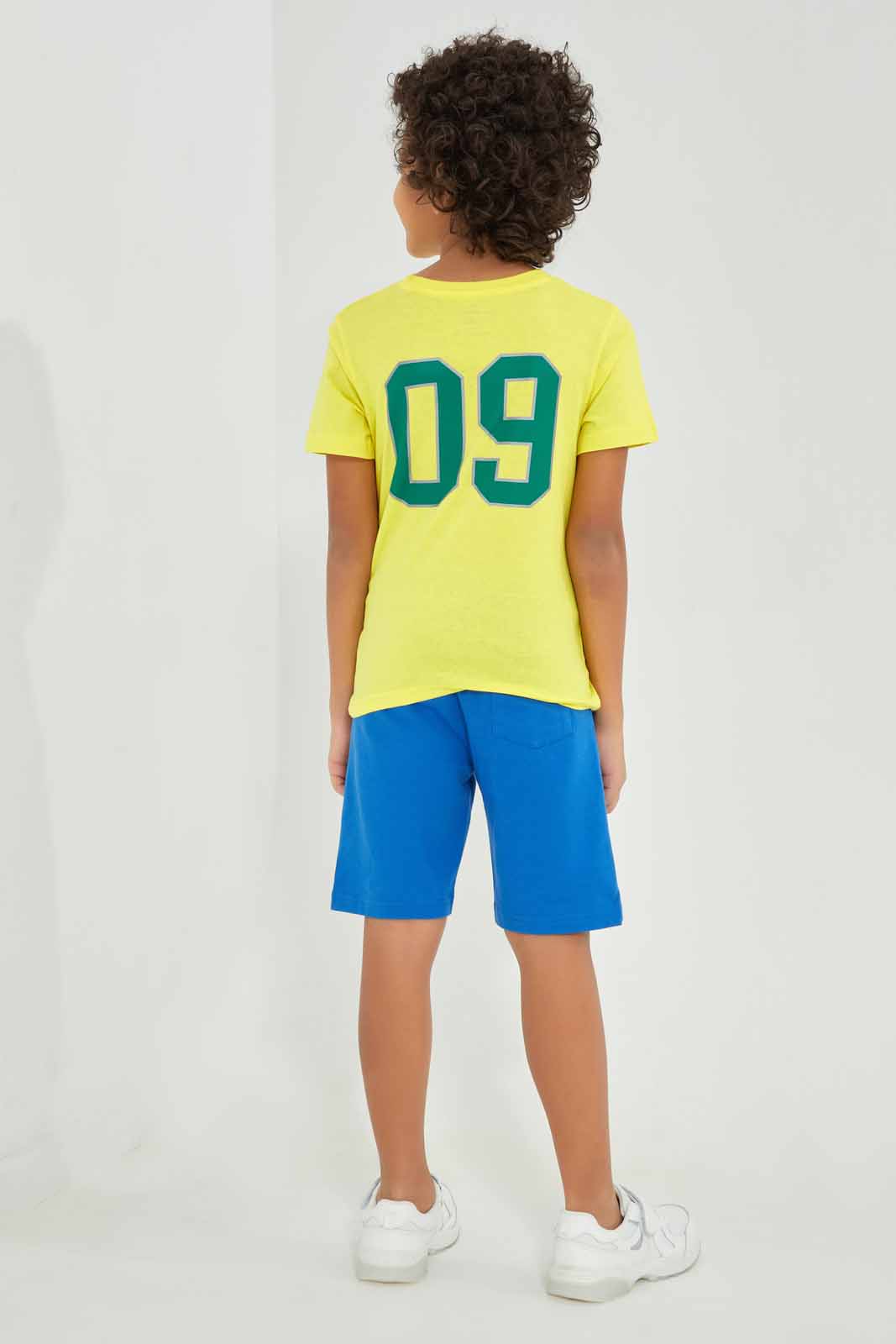 Boys Yellow And Blue Brazil Set (2 Piece)