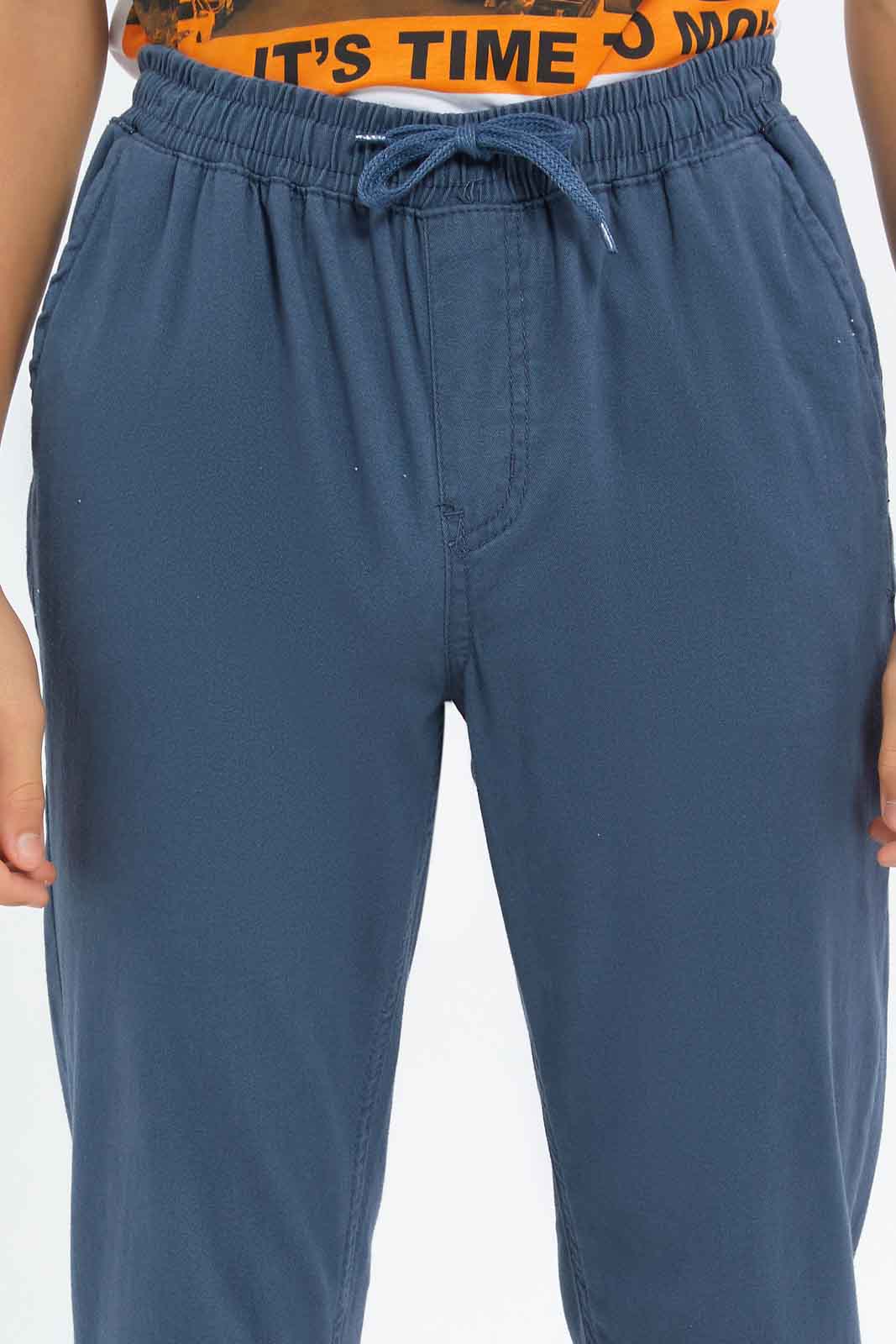 Redtag-Boys-Pet-Blue-Pull-On-Casual-Trouser-BSR-Trousers,-Category:Trousers,-Colour:Blue,-Deals:New-In,-Dept:Boys,-Filter:Senior-Boys-(8-to-14-Yrs),-New-In-BSR-APL,-Non-Sale,-S23A,-Section:Boys-(0-to-14Yrs),-TBL-Senior-Boys-9 to 14 Years