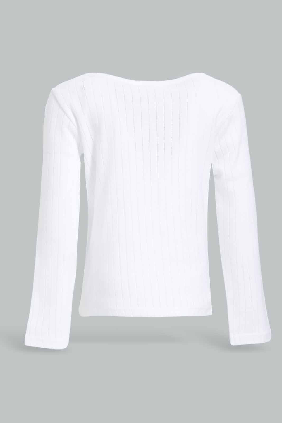 Redtag-Boys-White-Rib-Pj-Set-Category:Pyjama-Sets,-Colour:White,-Deals:New-In,-Filter:Infant-Boys-(3-to-24-Mths),-INB-Pyjama-Sets,-NDAY,-New-In-INB-APL,-Non-Sale,-Section:Boys-(0-to-14Yrs),-W22B-Infant-Boys-3 to 24 Months