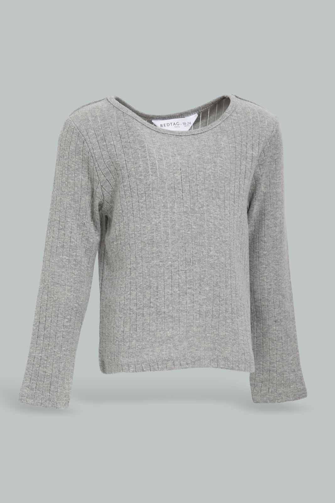 Redtag-Boys-Grey-Rib-Pj-Set-Category:Pyjama-Sets,-Colour:Grey,-Deals:New-In,-Filter:Infant-Boys-(3-to-24-Mths),-INB-Pyjama-Sets,-New-In-INB-APL,-Non-Sale,-Section:Boys-(0-to-14Yrs),-W22B-Infant-Boys-3 to 24 Months