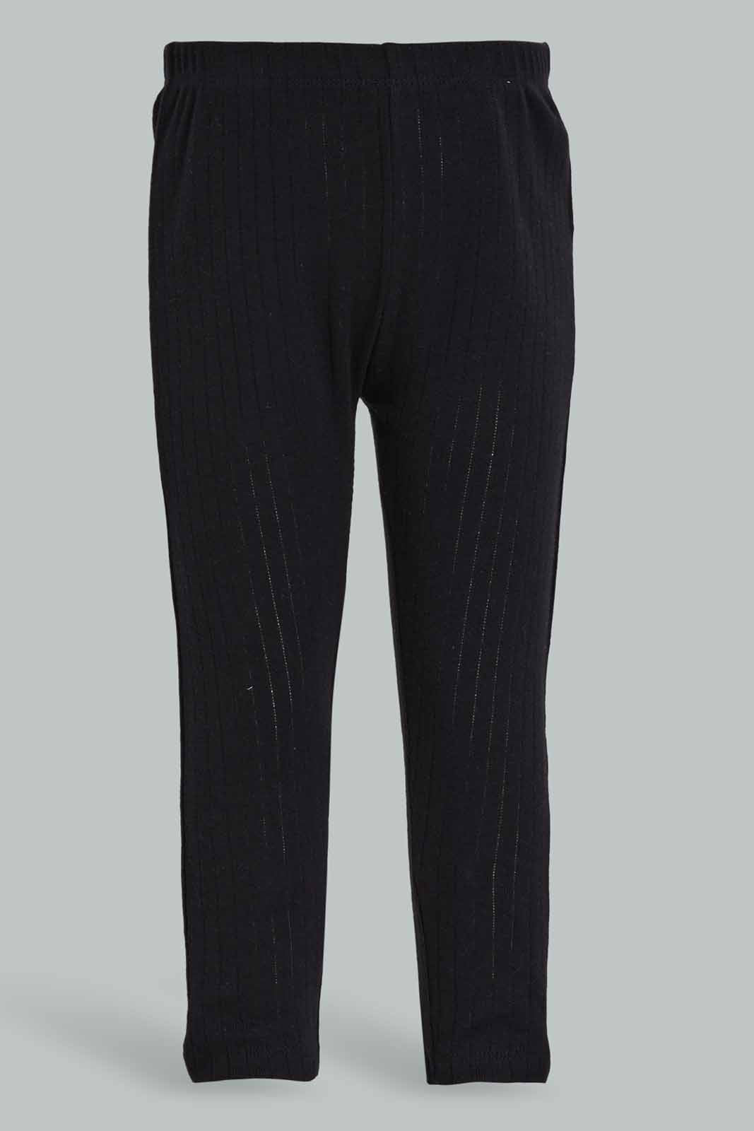 Redtag-Boys-Black-Rib-Pj-Set-Category:Pyjama-Sets,-Colour:Black,-Deals:New-In,-Filter:Infant-Boys-(3-to-24-Mths),-INB-Pyjama-Sets,-New-In-INB-APL,-Non-Sale,-Section:Boys-(0-to-14Yrs),-W22B-Infant-Boys-3 to 24 Months