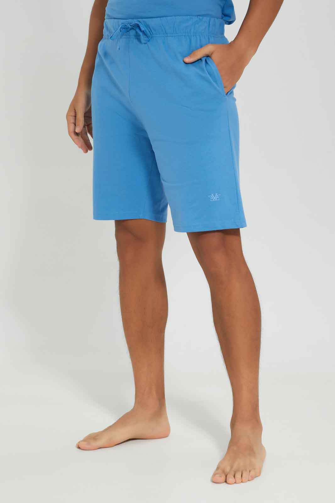 Redtag-Men-Blue-Pajama-Set-Category:Pyjama-Sets,-Colour:Blue,-Deals:New-In,-Dept:Menswear,-Filter:Men's-Clothing,-Men-Pyjama-Sets,-New-In-Men-APL,-Non-Sale,-S23A,-Section:Men-Men's-