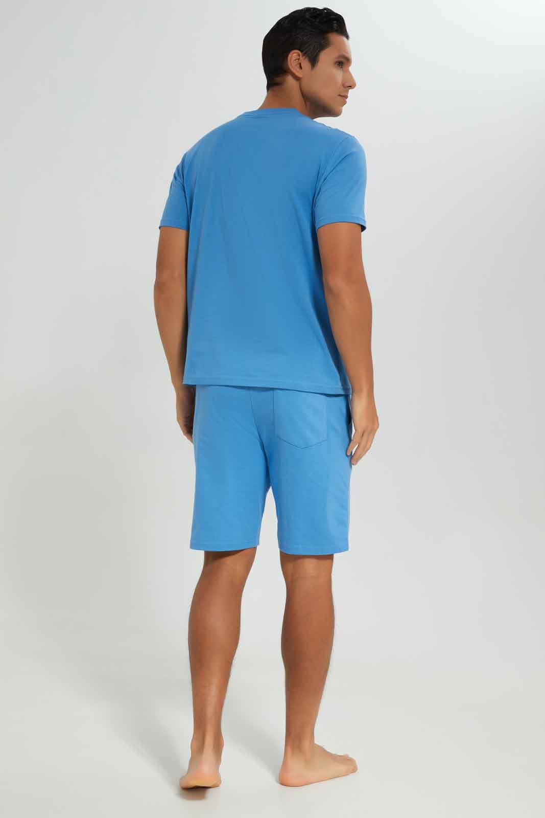 Redtag-Men-Blue-Pajama-Set-Category:Pyjama-Sets,-Colour:Blue,-Deals:New-In,-Dept:Menswear,-Filter:Men's-Clothing,-Men-Pyjama-Sets,-New-In-Men-APL,-Non-Sale,-S23A,-Section:Men-Men's-
