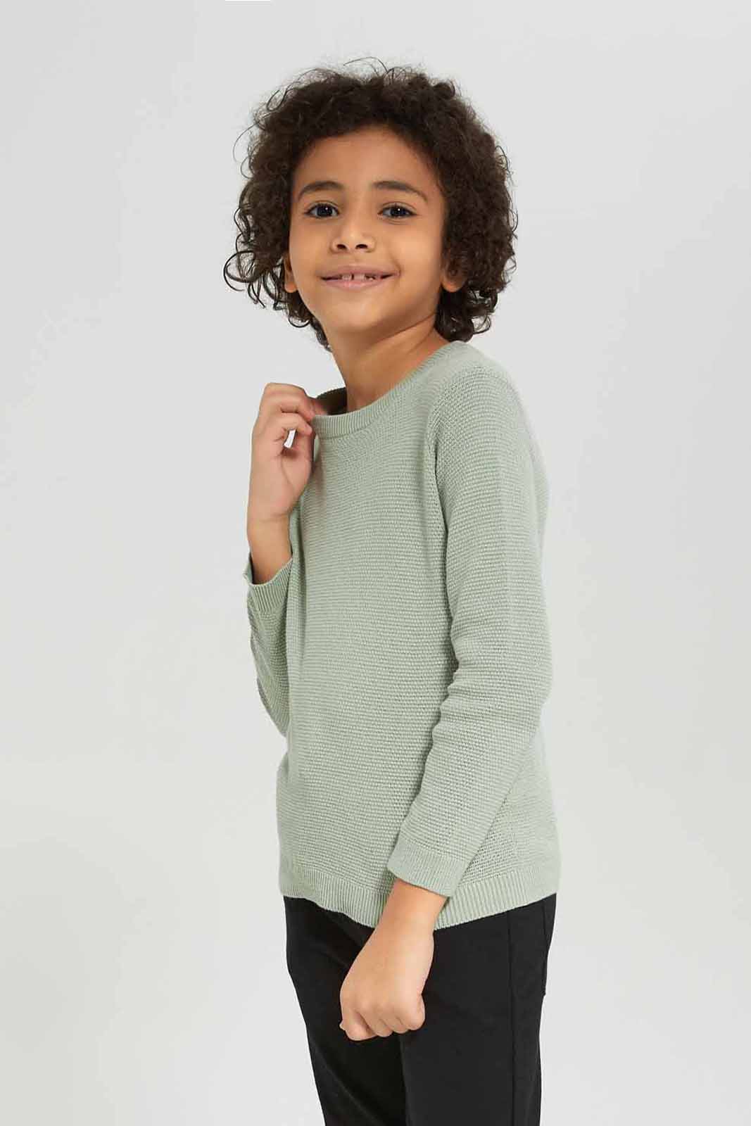 Redtag-Boys-Mint-Crewneck-Jumper-BOY-Pullovers,-Category:Pullovers,-Colour:Mint,-Deals:New-In,-Dept:Boys,-Filter:Boys-(2-to-8-Yrs),-New-In-BOY-APL,-Non-Sale,-Section:Boys-(0-to-14Yrs),-TBL,-W22A-Boys-2 to 8 Years