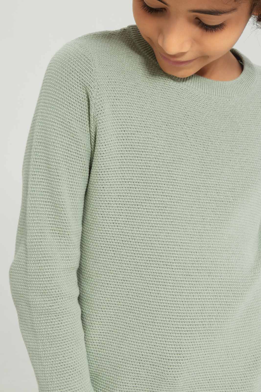 Redtag-Boys-Mint-Crewneck-Jumper-BOY-Pullovers,-Category:Pullovers,-Colour:Mint,-Deals:New-In,-Dept:Boys,-Filter:Boys-(2-to-8-Yrs),-New-In-BOY-APL,-Non-Sale,-Section:Boys-(0-to-14Yrs),-TBL,-W22A-Boys-2 to 8 Years