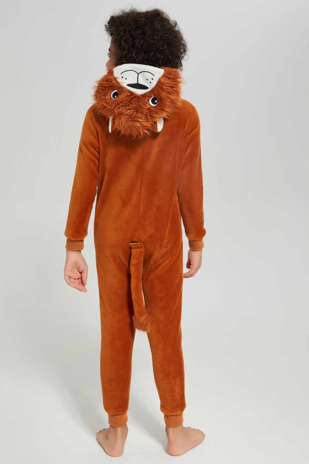 Redtag-Boys-Stone-Fleece-Tiger-Hood-Onsie-BOY-Pyjama-Sets,-Category:Pyjama-Sets,-Colour:Stonewash,-Deals:New-In,-Dept:Boys,-Filter:Boys-(2-to-8-Yrs),-New-In-BOY-APL,-Non-Sale,-S23A,-Section:Boys-(0-to-14Yrs)-Boys-2 to 8 Years