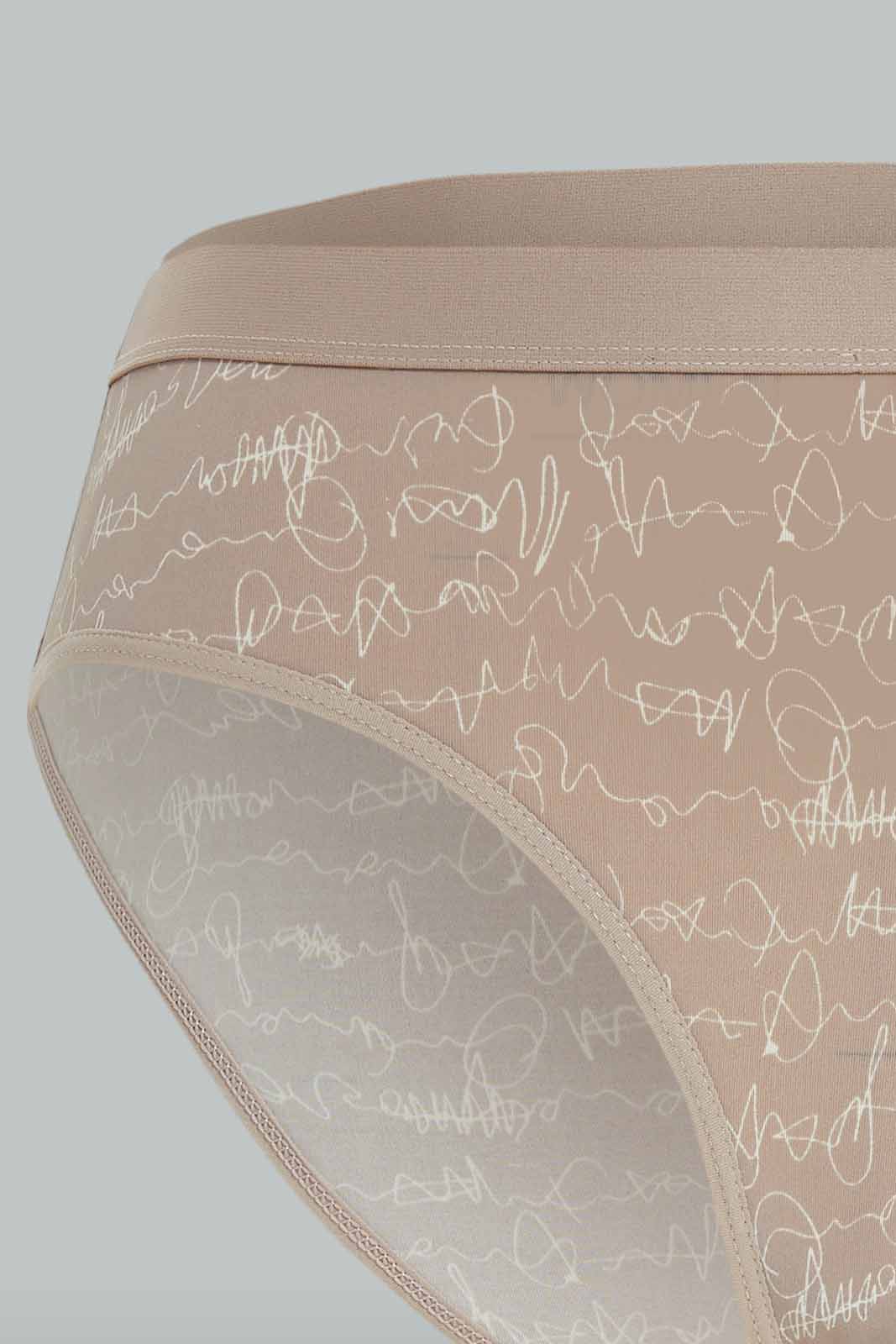 Redtag-Women-Nude-Printed/-Ivory-Plain-Boyleg-Brief-(2-Pack)-Category:Briefs,-Colour:Assorted,-Deals:New-In,-Dept:Ladieswear,-Filter:Women's-Clothing,-New-In-Women-APL,-Non-Sale,-S23A,-Section:Women,-Women-Briefs--