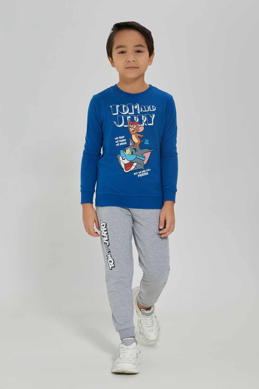 Redtag-Boys-Navy-Tom-And-Jerry-Jogsuit-BOY-Jog-Sets,-Category:Jog-Sets,-CHR,-Colour:Navy,-Deals:New-In,-Dept:Boys,-Filter:Boys-(2-to-8-Yrs),-New-In-BOY-APL,-Non-Sale,-S23A,-Section:Boys-(0-to-14Yrs)-Boys-2 to 8 Years