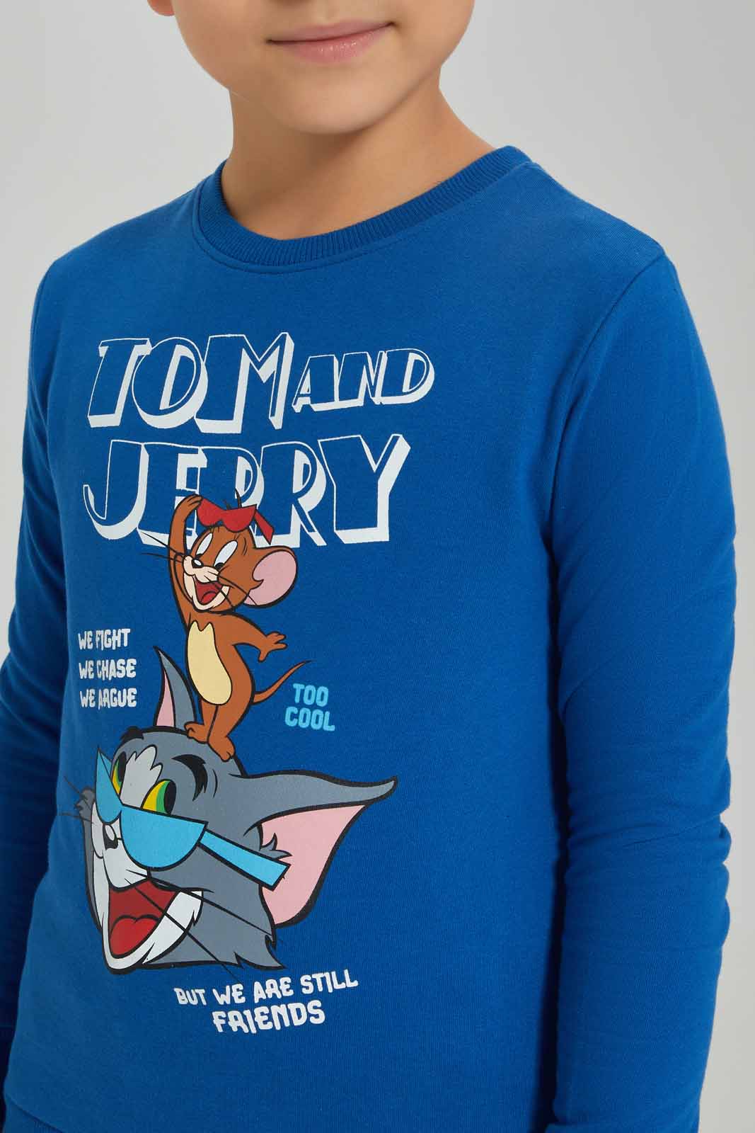 Redtag-Boys-Navy-Tom-And-Jerry-Jogsuit-BOY-Jog-Sets,-Category:Jog-Sets,-CHR,-Colour:Navy,-Deals:New-In,-Dept:Boys,-Filter:Boys-(2-to-8-Yrs),-New-In-BOY-APL,-Non-Sale,-S23A,-Section:Boys-(0-to-14Yrs)-Boys-2 to 8 Years