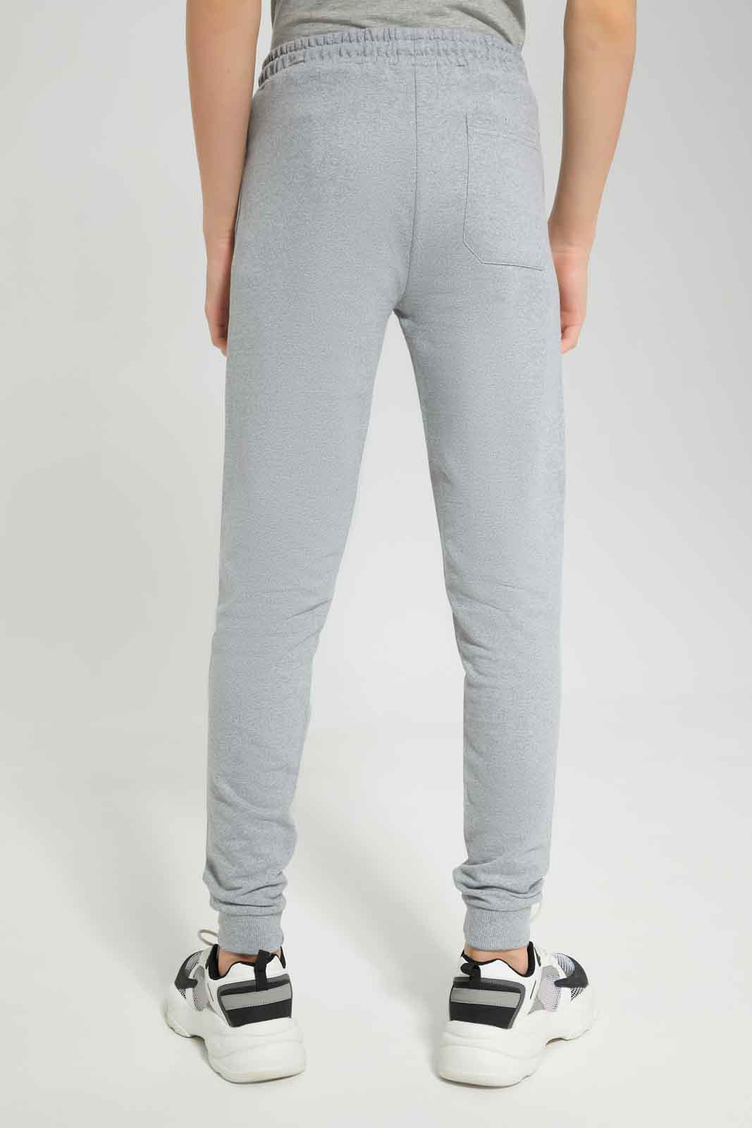 Redtag-Boys-Grey-Heatseal-Zip-Active-Pants-BSR-Joggers,-Category:Joggers,-Colour:Grey-Melange,-Deals:New-In,-Dept:Boys,-Filter:Senior-Boys-(8-to-14-Yrs),-New-In-BSR-APL,-Non-Sale,-Section:Boys-(0-to-14Yrs),-W22B-Senior-Boys-9 to 14 Years