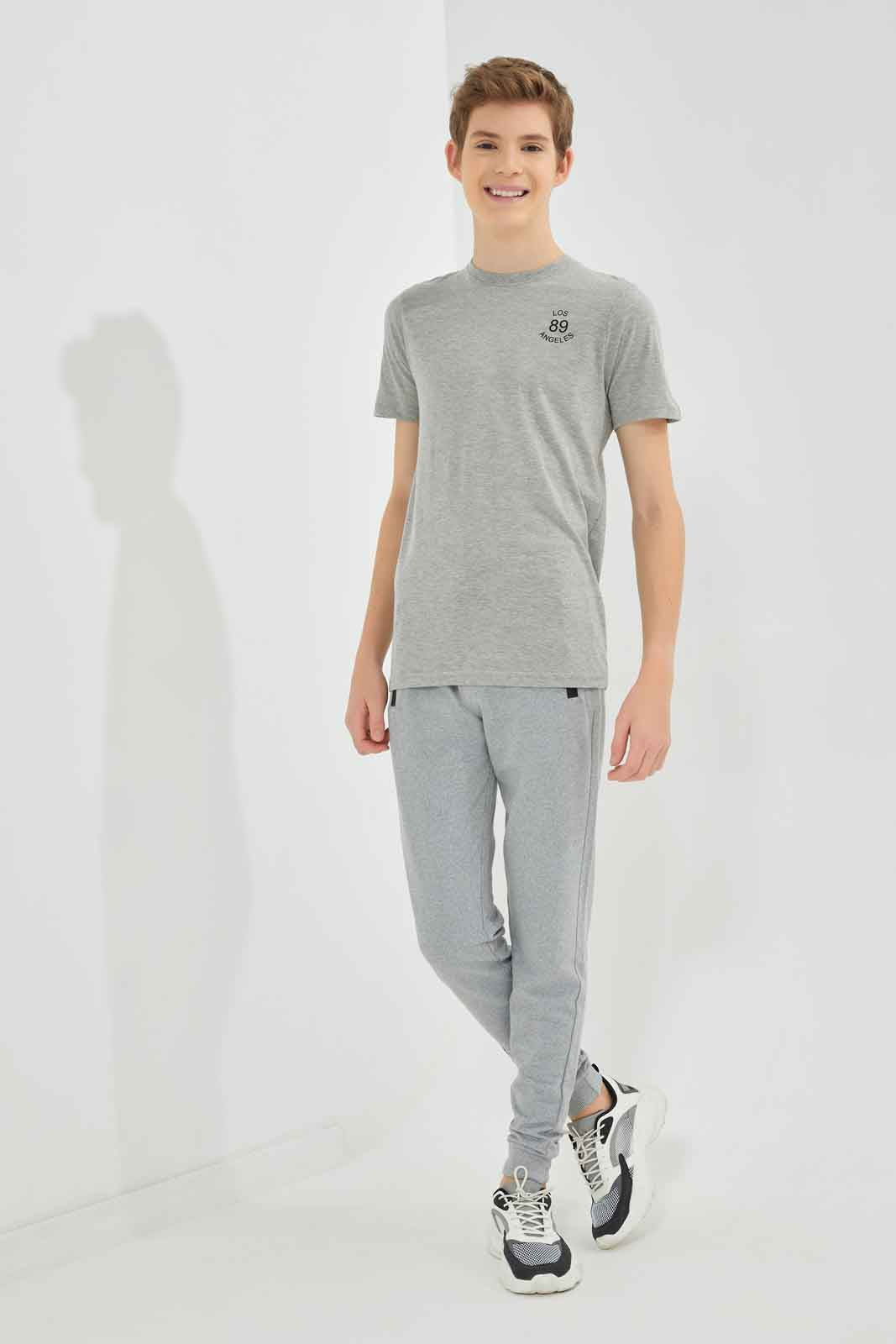 Redtag-Boys-Grey-Heatseal-Zip-Active-Pants-BSR-Joggers,-Category:Joggers,-Colour:Grey-Melange,-Deals:New-In,-Dept:Boys,-Filter:Senior-Boys-(8-to-14-Yrs),-New-In-BSR-APL,-Non-Sale,-Section:Boys-(0-to-14Yrs),-W22B-Senior-Boys-9 to 14 Years