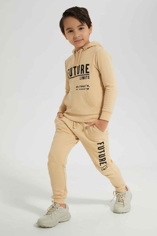 Redtag-Boys-Beige-Printed-Hooded-Jogsuit-BOY-Jog-Sets,-Category:Jog-Sets,-Colour:Beige,-Deals:New-In,-Dept:Boys,-Filter:Boys-(2-to-8-Yrs),-New-In-BOY-APL,-Non-Sale,-S23A,-Section:Boys-(0-to-14Yrs)-Boys-2 to 8 Years
