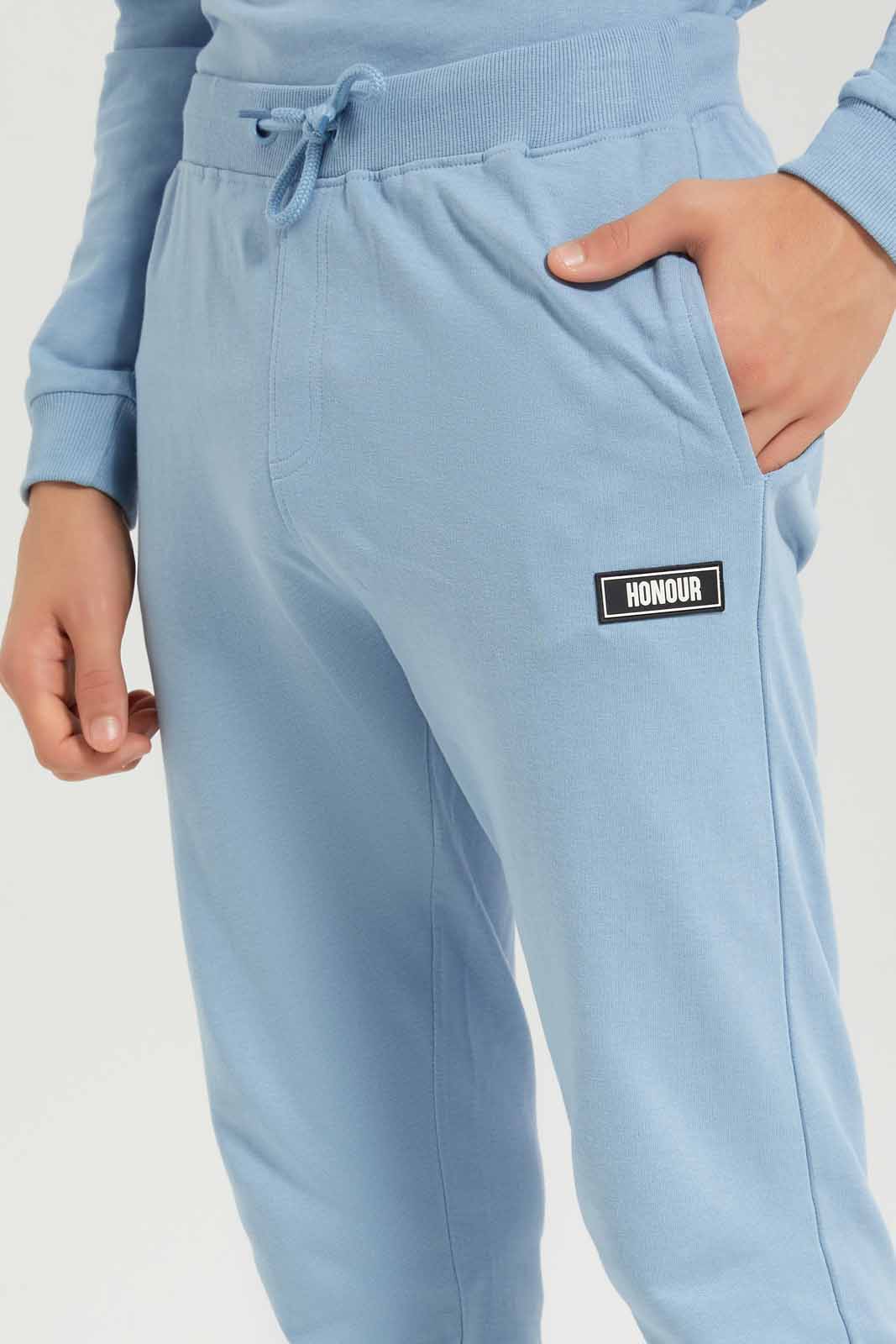 Redtag-Boys-Light-Blue-Lounge-Wear-Active-Pants-BSR-Joggers,-Category:Joggers,-Colour:Blue,-Deals:New-In,-Dept:Boys,-Filter:Senior-Boys-(8-to-14-Yrs),-New-In-BSR-APL,-Non-Sale,-S23A,-Section:Boys-(0-to-14Yrs)-Senior-Boys-9 to 14 Years