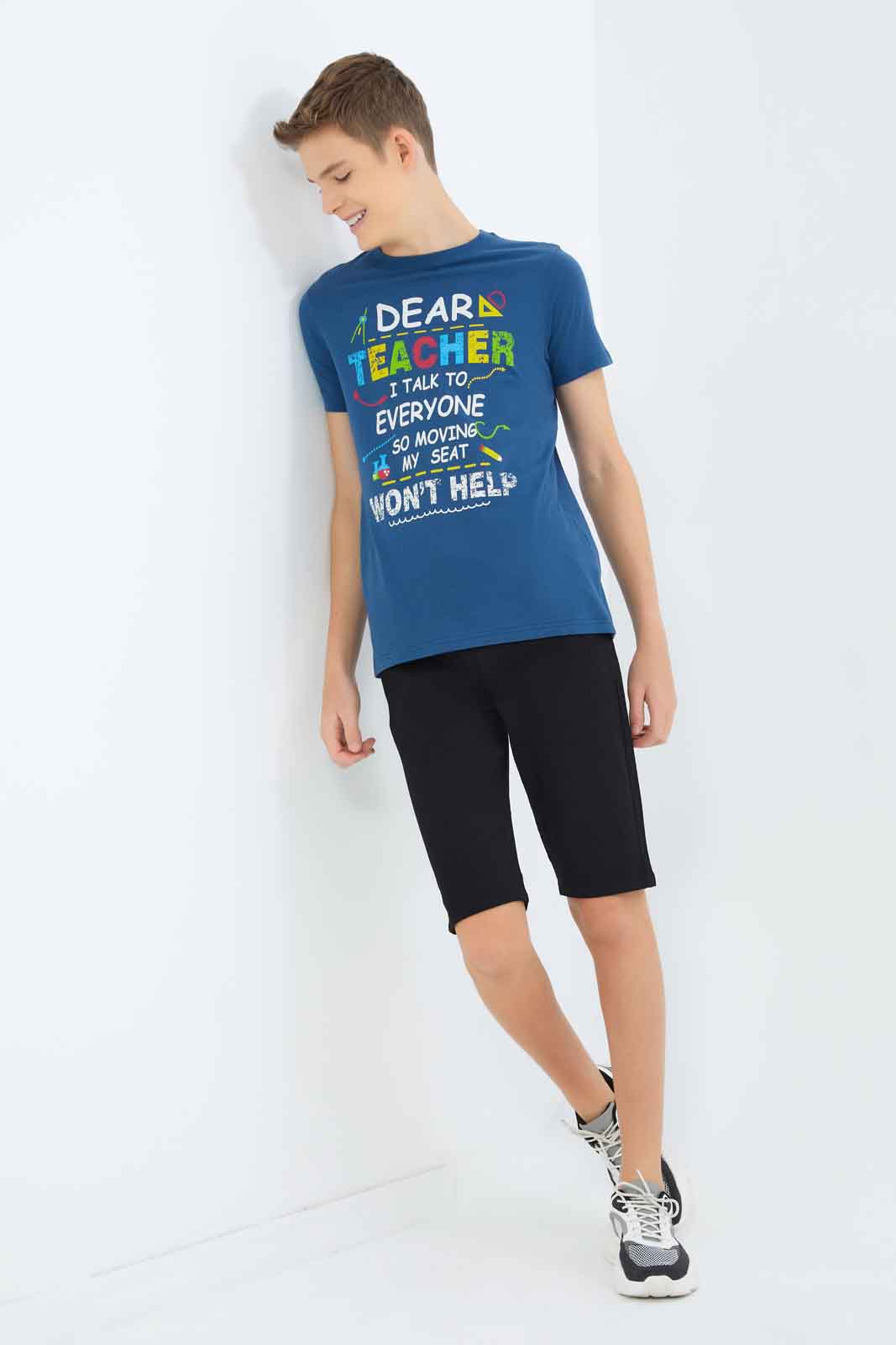 Redtag-Boys-Black-Pull-On-Short-BSR-Shorts,-Category:Shorts,-Colour:Black,-Deals:New-In,-Dept:Boys,-Filter:Senior-Boys-(8-to-14-Yrs),-New-In-BSR-APL,-Non-Sale,-S23B,-Section:Boys-(0-to-14Yrs),-TBL-Senior-Boys-9 to 14 Years