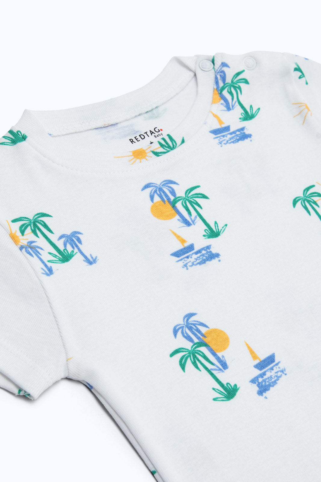 Redtag-Boys-White-Aop-Ppe-Rib-Romper-Boys-Category:Rompers,-Colour:White,-Deals:New-In,-Dept:New-Born,-Filter:Baby-(0-to-12-Mths),-NBB-Rompers,-New-In-NBB-APL,-Non-Sale,-PPE,-S23B,-Section:Boys-(0-to-14Yrs)-Baby-0 to 12 Months
