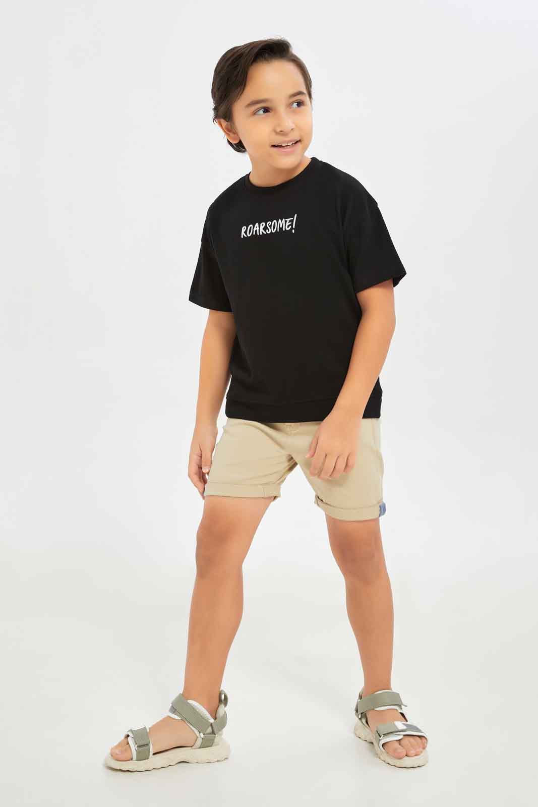 Redtag-Boys-Beige-Chino-Shorts-BOY-Shorts,-Category:Shorts,-Colour:Beige,-Deals:New-In,-Dept:Boys,-Filter:Boys-(2-to-8-Yrs),-New-In-BOY-APL,-Non-Sale,-S23C,-Section:Boys-(0-to-14Yrs),-VLM-Boys-2 to 8 Years