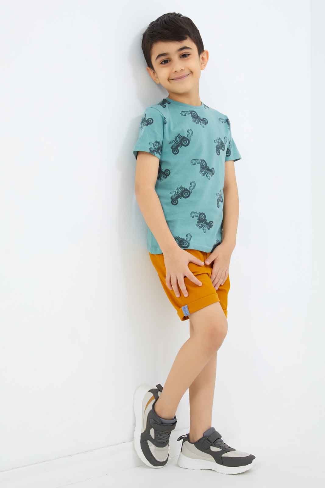 Redtag-Boys-Gold-Chino-Shorts-BOY-Shorts,-Category:Shorts,-Colour:Gold,-Deals:New-In,-Dept:Boys,-Filter:Boys-(2-to-8-Yrs),-New-In-BOY-APL,-Non-Sale,-S23C,-Section:Boys-(0-to-14Yrs),-VLM-Boys-2 to 8 Years