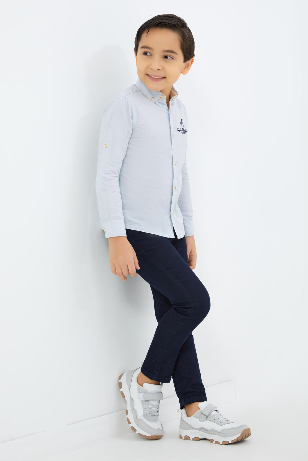 Redtag-Boys-Navy-5-Pocket-Colored-Jeans-BOY-Jeans,-Category:Jeans,-Colour:Navy,-Deals:New-In,-Dept:Boys,-Filter:Boys-(2-to-8-Yrs),-New-In-BOY-APL,-Non-Sale,-S23B,-Section:Boys-(0-to-14Yrs)-Boys-2 to 8 Years