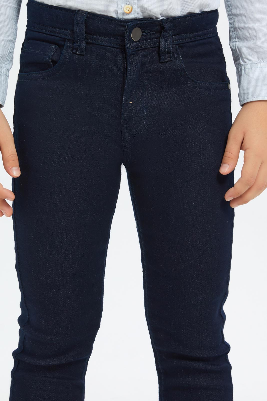 Redtag-Boys-Navy-5-Pocket-Colored-Jeans-BOY-Jeans,-Category:Jeans,-Colour:Navy,-Deals:New-In,-Dept:Boys,-Filter:Boys-(2-to-8-Yrs),-New-In-BOY-APL,-Non-Sale,-S23B,-Section:Boys-(0-to-14Yrs)-Boys-2 to 8 Years