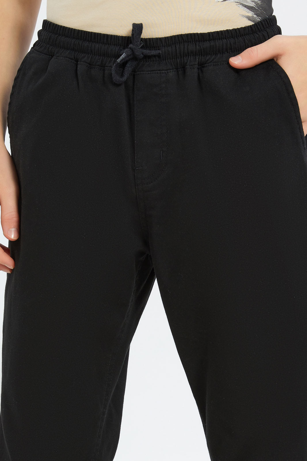 Redtag-Boys-Black-Pull-On-Jogger-BSR-Trousers,-BTS,-Category:Trousers,-Colour:Black,-Deals:2-FOR-89,-Deals:New-In,-Dept:Boys,-Filter:Senior-Boys-(8-to-14-Yrs),-H1:KWR,-H2:BSR,-H3:TRS,-H4:CTR,-New-In-BSR-APL,-Non-Sale,-S23B,-Season:S23B,-Section:Boys-(0-to-14Yrs),-TBL-Senior-Boys-9 to 14 Years