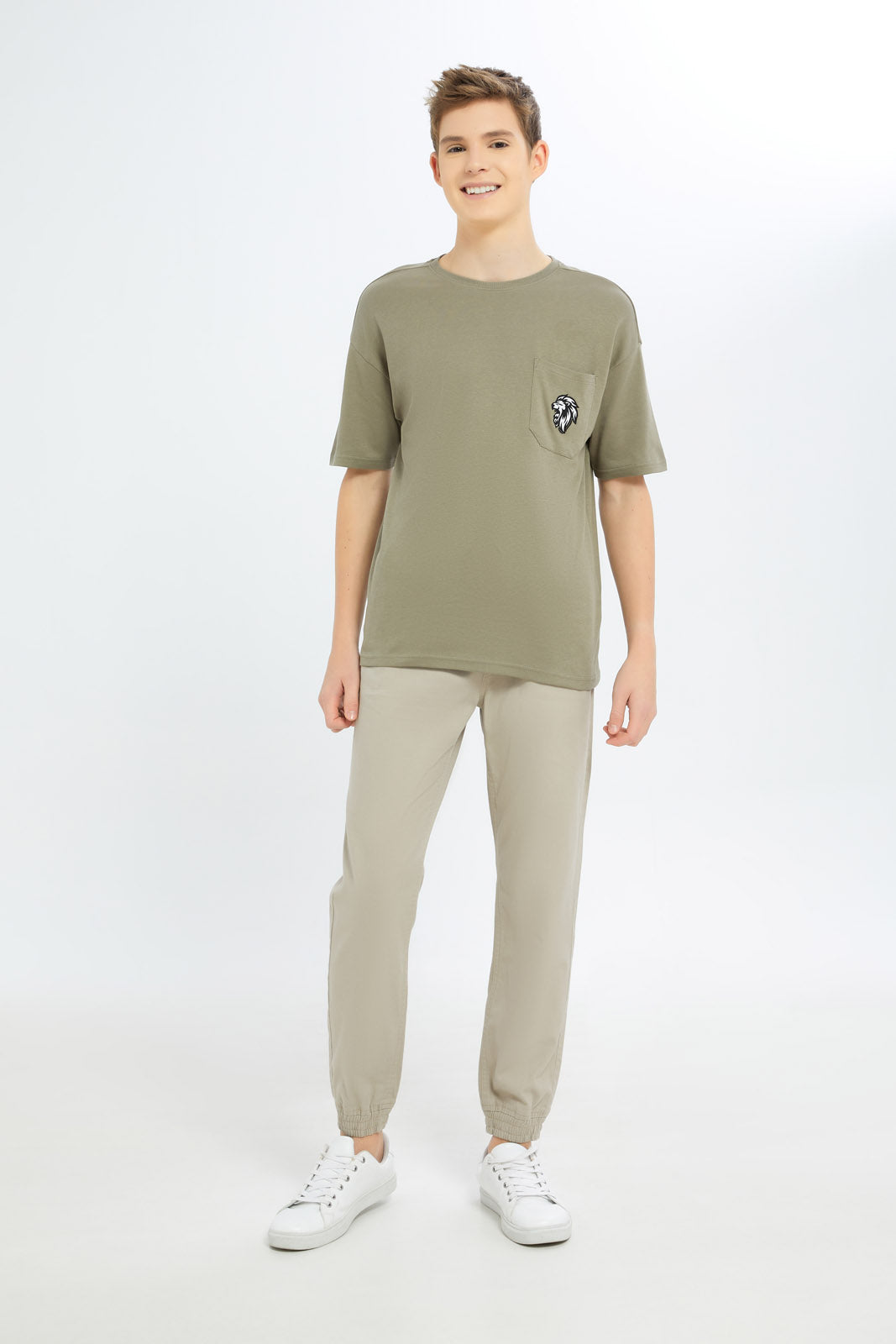 Redtag-Boys-Beige-Pull-On-Jogger-BSR-Trousers,-Category:Trousers,-Colour:Beige,-Deals:2-FOR-89,-Deals:New-In,-Dept:Boys,-Filter:Senior-Boys-(8-to-14-Yrs),-H1:KWR,-H2:BSR,-H3:TRS,-H4:CTR,-New-In-BSR-APL,-Non-Sale,-S23B,-Season:S23B,-Section:Boys-(0-to-14Yrs),-TBL-Senior-Boys-9 to 14 Years