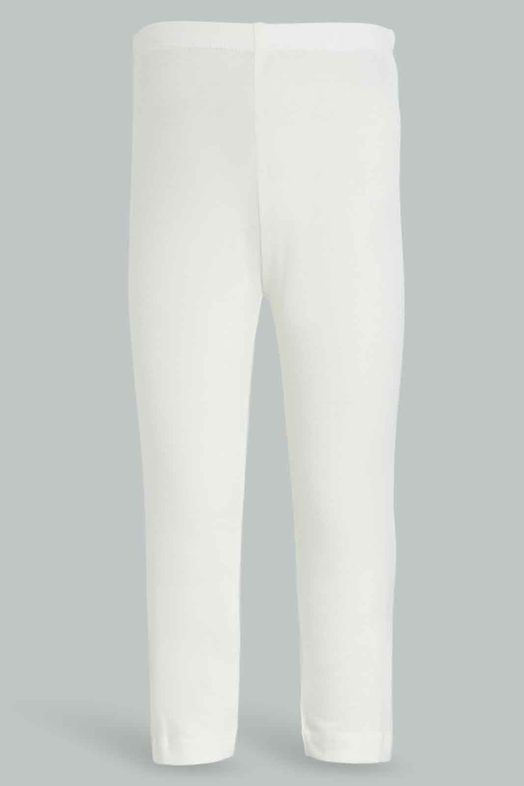 Redtag-Girls-Pink-Bunny-Top-Whit-Ivory-Legging-Category:Sets,-CHR,-Colour:Apricot,-Deals:New-In,-Dept:Girls,-Filter:Infant-Girls-(3-to-24-Mths),-ING-Sets,-New-In-ING-APL,-Non-Sale,-Section:Girls-(0-to-14Yrs),-W22B-Infant-Girls-3 to 24 Months