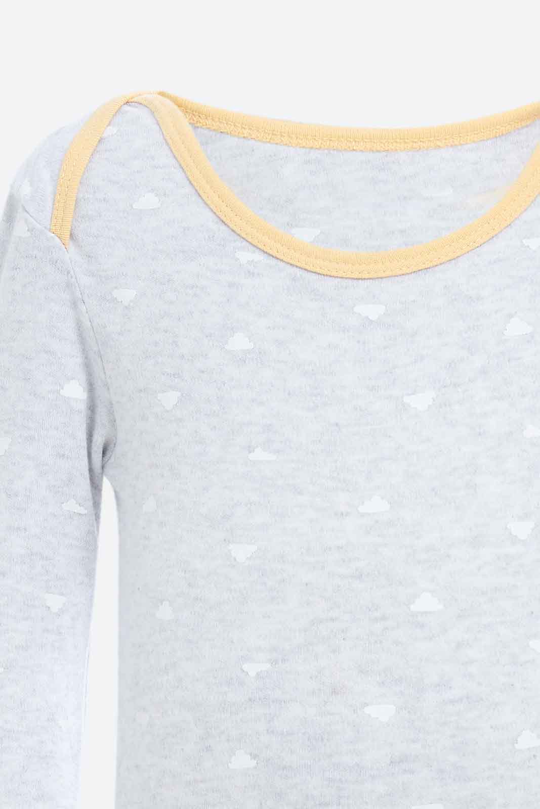 Redtag-Boys-Assorted-5-Pack-Body-Suit-Category:Bodysuits,-Colour:Assorted,-Deals:New-In,-Dept:New-Born,-Filter:Baby-(0-to-12-Mths),-NBB-Bodysuits,-New-In-NBB-APL,-Non-Sale,-Section:Boys-(0-to-14Yrs),-W22B-Baby-0 to 12 Months