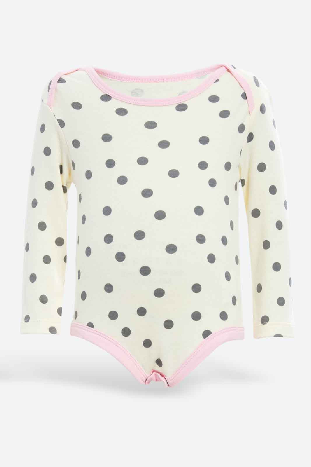 Redtag-Boys-Assorted-5-Pack-Body-Suit-Category:Bodysuits,-Colour:Assorted,-Deals:New-In,-Dept:New-Born,-Filter:Baby-(0-to-12-Mths),-NBB-Bodysuits,-New-In-NBB-APL,-Non-Sale,-Section:Boys-(0-to-14Yrs),-W22B-Baby-0 to 12 Months