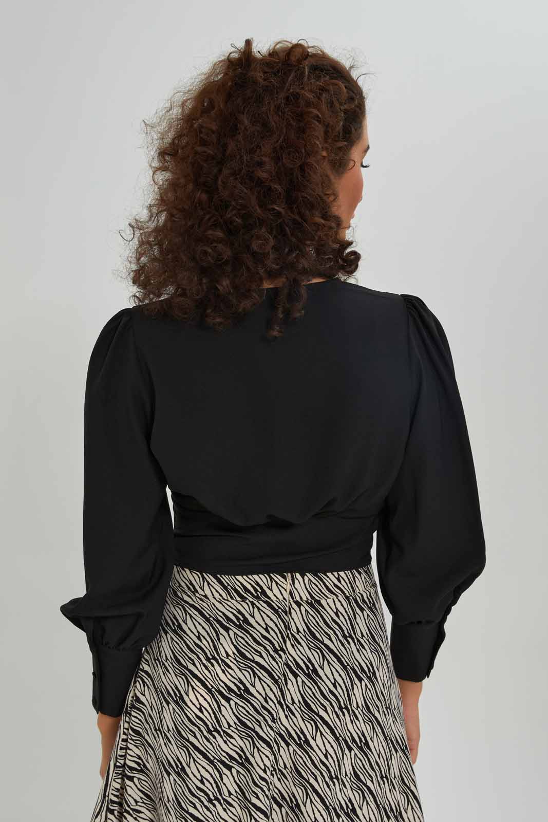Redtag-Women-Black-Bust-Detail-Jersey-Blouse-Category:Tops,-Colour:Black,-Deals:New-In,-Dept:Ladieswear,-Filter:Women's-Clothing,-New-In-Women-APL,-Non-Sale,-S23A,-Section:Women,-Women-Tops-Women's-