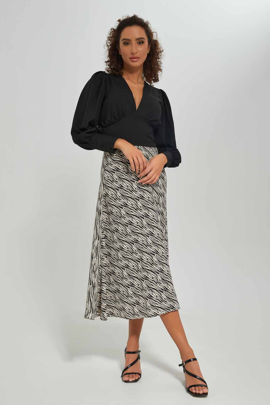 Redtag-Women-Black-Bust-Detail-Jersey-Blouse-Category:Tops,-Colour:Black,-Deals:New-In,-Dept:Ladieswear,-Filter:Women's-Clothing,-New-In-Women-APL,-Non-Sale,-S23A,-Section:Women,-Women-Tops-Women's-