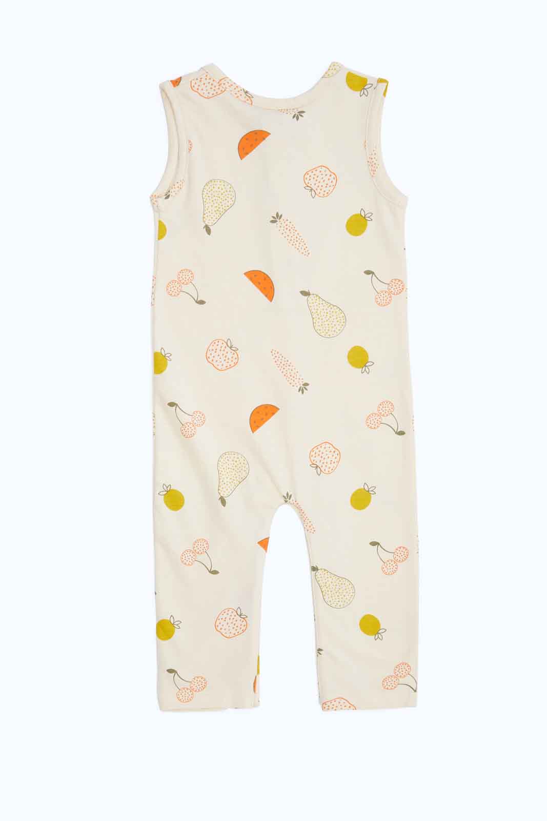 Redtag-Boys-Natural-Aop-Terry-Knit-Sleeveless-Romper-Category:Rompers,-Colour:Beige,-Deals:New-In,-Dept:New-Born,-Filter:Baby-(0-to-12-Mths),-NBB-Rompers,-New-In-NBB-APL,-Non-Sale,-S23B,-Section:Boys-(0-to-14Yrs)-Baby-0 to 12 Months