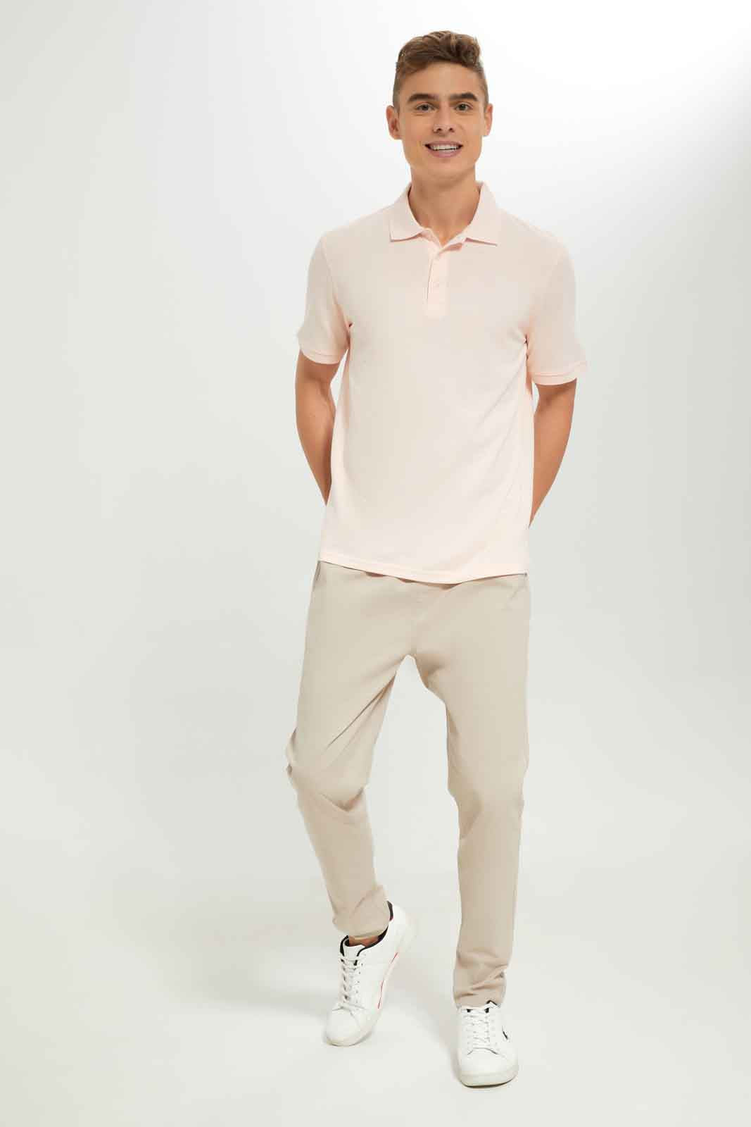 Redtag-Men-Orange-Polo-Shirt-Category:Polo-T-Shirts,-Colour:Orange,-Deals:New-In,-Dept:Menswear,-Filter:Men's-Clothing,-Men-Polo-T-Shirts,-New-In-Men-APL,-Non-Sale,-S23A,-Section:Men,-TBL-Men's-