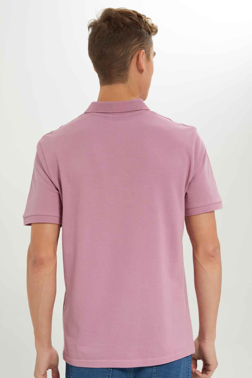 Redtag-Men-Pink-Polo-Shirt-Category:Polo-T-Shirts,-Colour:Apricot,-Deals:New-In,-Dept:Menswear,-Filter:Men's-Clothing,-Men-Polo-T-Shirts,-New-In-Men-APL,-Non-Sale,-S23A,-Section:Men,-TBL-Men's-