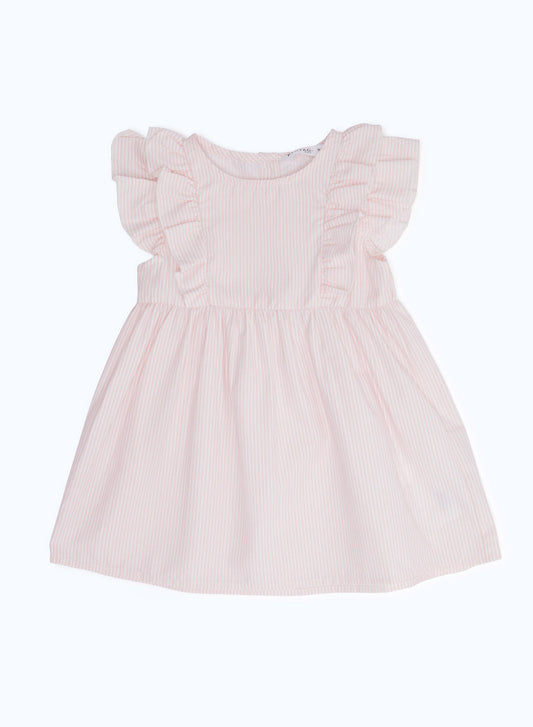 Redtag-Boys-Pink-Aop-Stripe-Poplin-Dress-Category:Dresses,-Colour:Apricot,-Deals:New-In,-Dept:New-Born,-Filter:Baby-(0-to-12-Mths),-H1:KWR,-H2:NBF,-H3:DRS,-H4:CAD,-NBG-Dresses,-New-In-NBG-APL,-Non-Sale,-S23B,-Season:S23B,-Section:Boys-(0-to-14Yrs)-Baby-0 to 12 Months