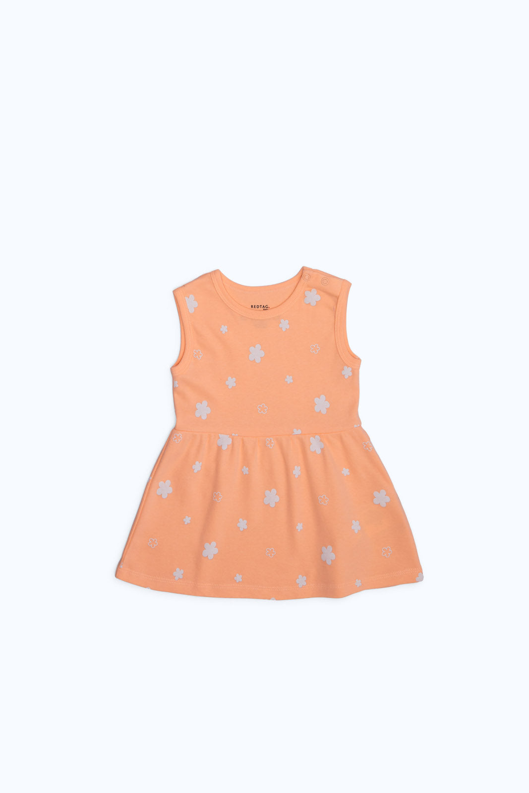 Redtag-Boys-Orange-Aop-Ppe-Knit-Dress-Sleeveless-Category:Dresses,-Colour:Orange,-Deals:New-In,-Dept:New-Born,-Filter:Baby-(0-to-12-Mths),-NBG-Dresses,-New-In-NBG-APL,-Non-Sale,-PPE,-S23B,-Section:Boys-(0-to-14Yrs)-Baby-0 to 12 Months