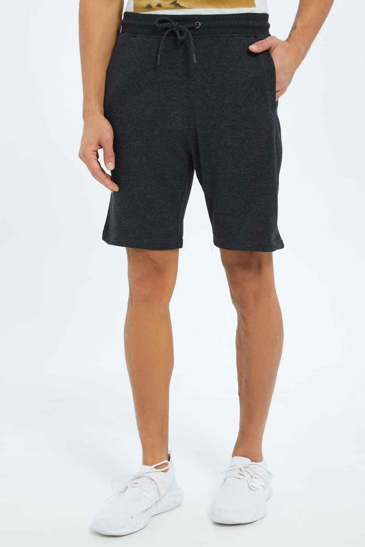 Redtag-Men-Charcoal-Active-Shorts-Category:Shorts,-Colour:Charcoal,-Deals:New-In,-Dept:Menswear,-Filter:Men's-Clothing,-Men-Shorts,-New-In-Men-APL,-Non-Sale,-S23B,-Section:Men,-TBL-Men's-