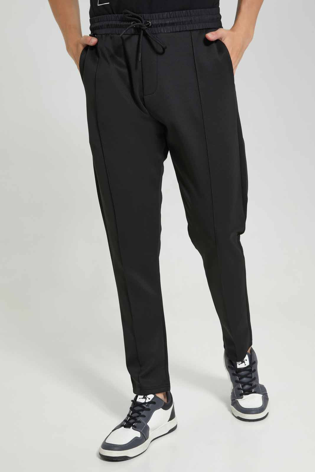 Redtag-Men-Black-Track-Pant-Category:Joggers,-Colour:Black,-Deals:New-In,-Filter:Men's-Clothing,-Men-Joggers,-New-In-Men-APL,-Non-Sale,-Section:Men,-W22B-Men's-