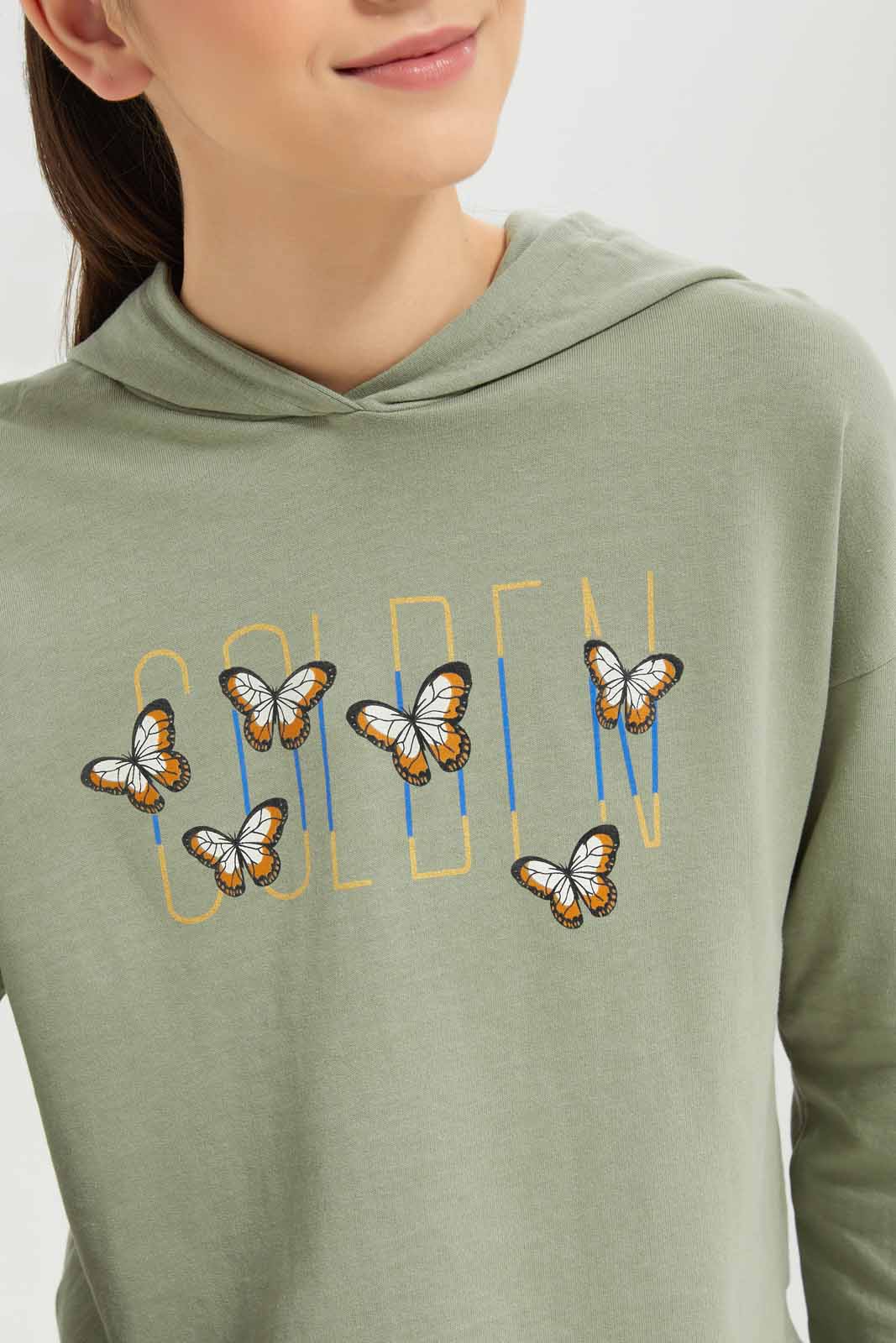 Redtag-Girls-Hoody-Sweatshirt-Category:Sweatshirts,-Colour:Assorted,-Deals:New-In,-Dept:Girls,-Filter:Senior-Girls-(8-to-14-Yrs),-GSR-Sweatshirts,-New-In-GSR-APL,-Non-Sale,-S23A,-Section:Girls-(0-to-14Yrs),-TBL-Senior-Girls-