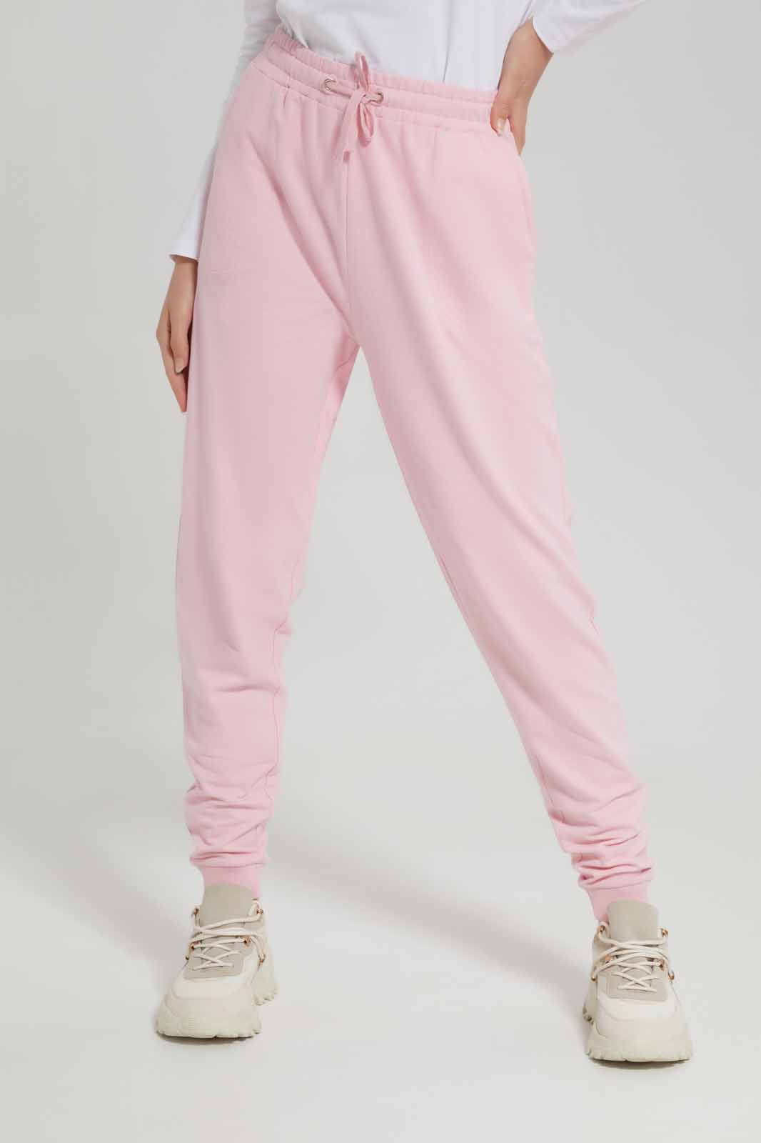 Redtag-Girls-Pale-Pink-Basic-Track-Pants-Category:Joggers,-Colour:Apricot,-Deals:New-In,-Dept:Girls,-Filter:Senior-Girls-(8-to-14-Yrs),-GSR-Joggers,-New-In-GSR-APL,-Non-Sale,-S23A,-Section:Girls-(0-to-14Yrs),-TBL-Senior-Girls-9 to 14 Years