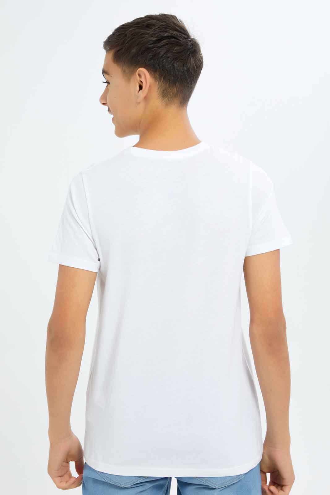 Redtag-Boys-White-Beware-Of-Smartphone-Zombies-Graphic-Tee-BSR-T-Shirts,-Category:T-Shirts,-Colour:White,-Deals:New-In,-Dept:Boys,-Filter:Senior-Boys-(8-to-14-Yrs),-New-In-BSR-APL,-Non-Sale,-S23A,-Section:Boys-(0-to-14Yrs),-TBL-Senior-Boys-9 to 14 Years
