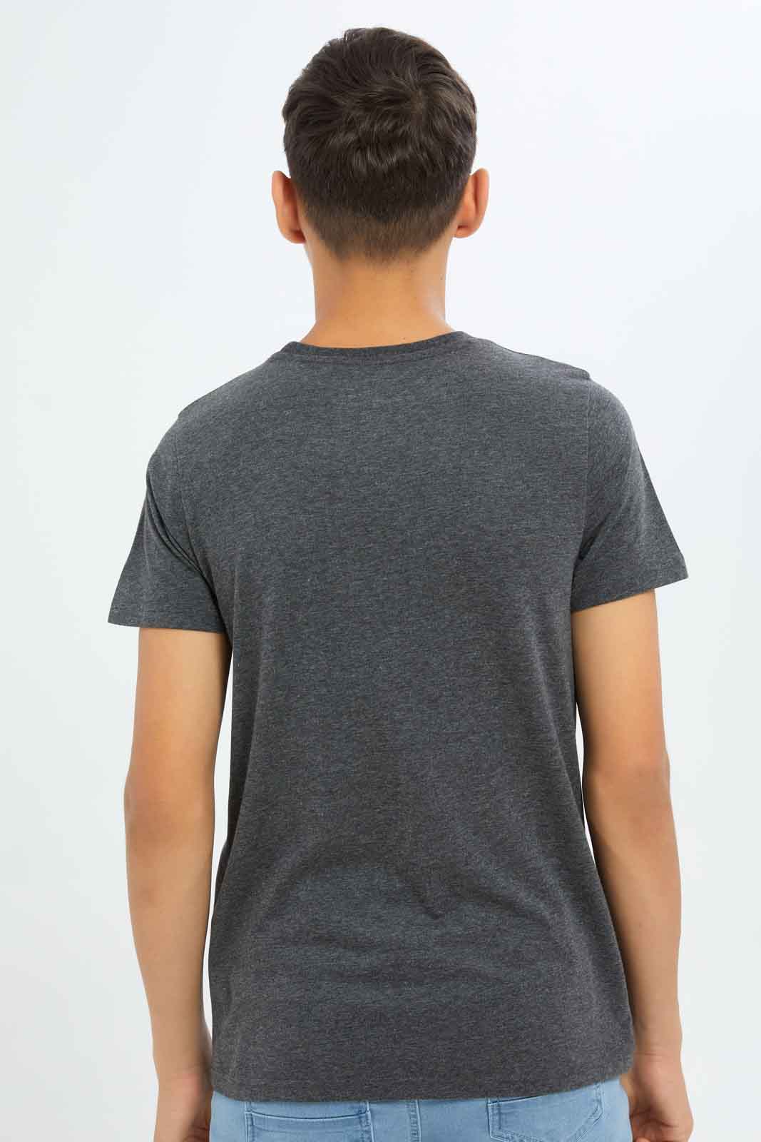 Redtag-Boys-Charcoal-Keep-Calm-And-Kill-Zombies-Graphic-Tee-BSR-T-Shirts,-Category:T-Shirts,-Colour:Charcoal,-Deals:New-In,-Dept:Boys,-Filter:Senior-Boys-(8-to-14-Yrs),-New-In-BSR-APL,-Non-Sale,-S23A,-Section:Boys-(0-to-14Yrs),-TBL-Senior-Boys-9 to 14 Years