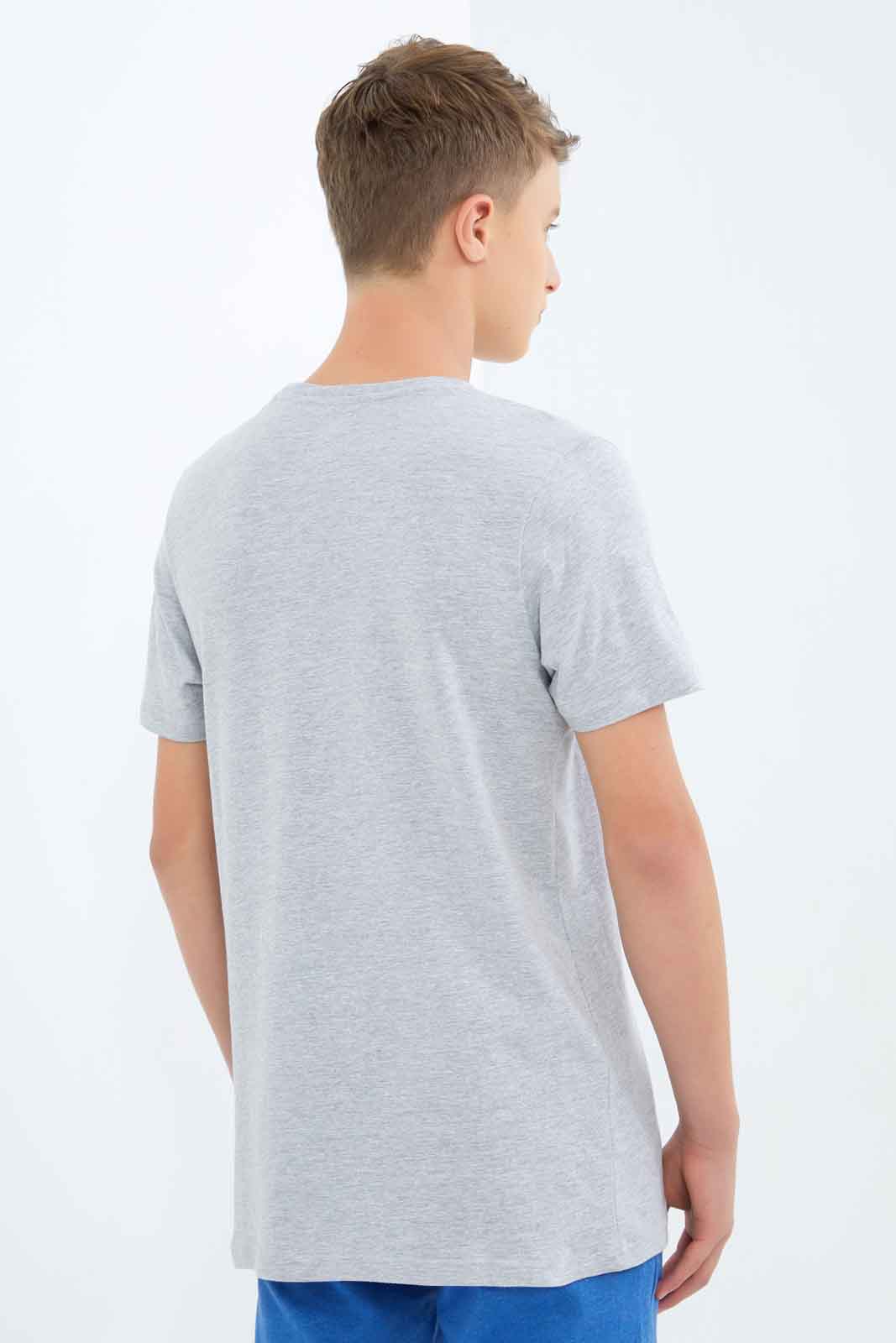 Redtag-Boys-Grey-3-Ways-To-Make-Me-Happy-Graphic-Tee-BSR-T-Shirts,-Category:T-Shirts,-Colour:Grey,-Deals:New-In,-Dept:Boys,-Filter:Senior-Boys-(8-to-14-Yrs),-New-In-BSR-APL,-Non-Sale,-S23A,-Section:Boys-(0-to-14Yrs),-TBL-Senior-Boys-9 to 14 Years