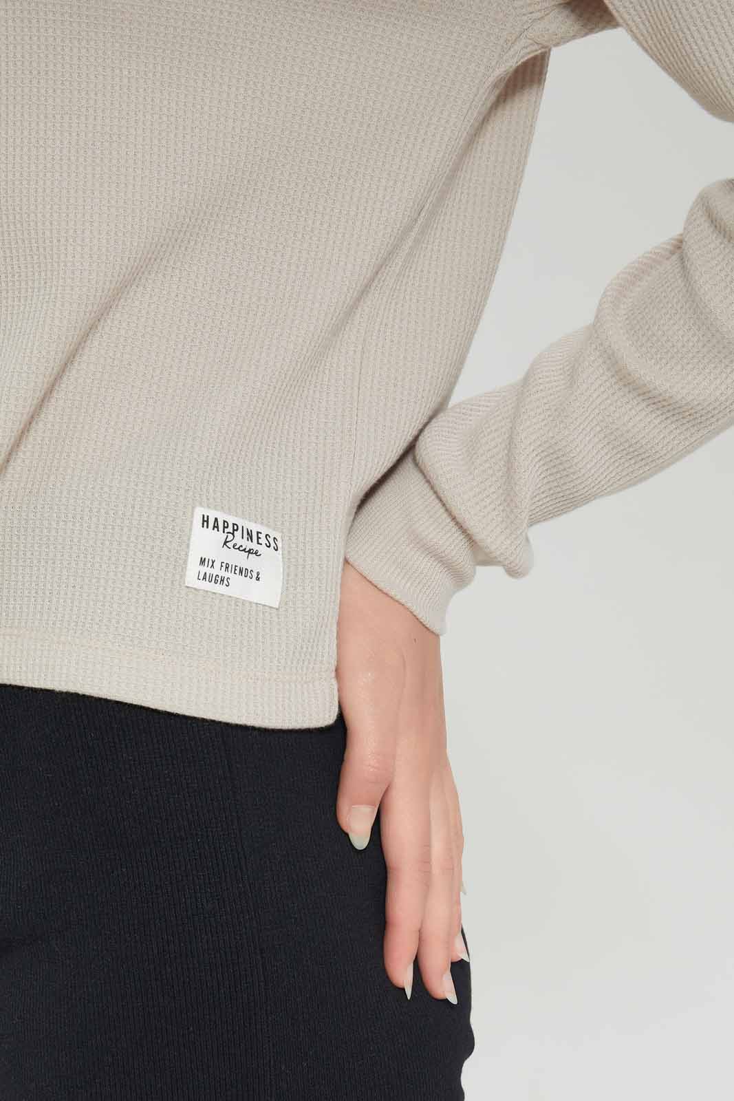 Redtag-Girls-Grey-Melange-Waffle-Sweatshirts-Category:Sweatshirts,-Colour:Grey,-Deals:New-In,-Dept:Girls,-Filter:Senior-Girls-(8-to-14-Yrs),-GSR-Sweatshirts,-New-In-GSR-APL,-Non-Sale,-S23A,-Section:Girls-(0-to-14Yrs),-TBL-Senior-Girls-9 to 14 Years