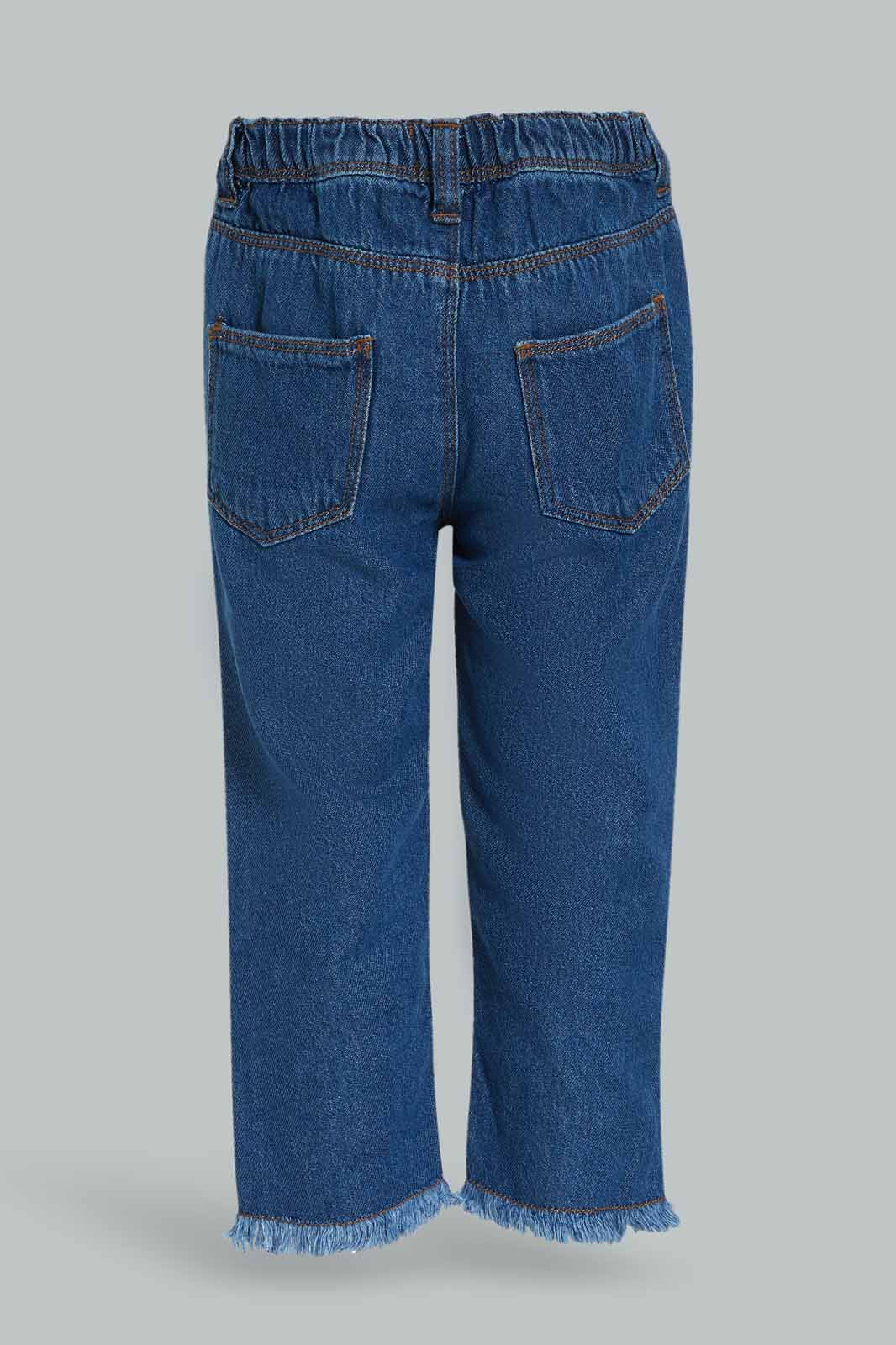 Redtag-Girls-Blue-Patch-Wash-Jean-Category:Jeans,-Colour:Blue,-Deals:New-In,-Dept:Girls,-Filter:Infant-Girls-(3-to-24-Mths),-ING-Jeans,-New-In-ING-APL,-Non-Sale,-S23A,-Section:Girls-(0-to-14Yrs)-Infant-Girls-3 to 24 Months