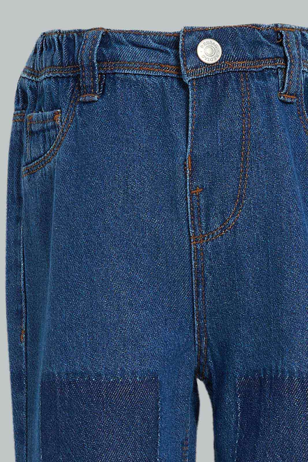 Redtag-Girls-Blue-Patch-Wash-Jean-Category:Jeans,-Colour:Blue,-Deals:New-In,-Dept:Girls,-Filter:Infant-Girls-(3-to-24-Mths),-ING-Jeans,-New-In-ING-APL,-Non-Sale,-S23A,-Section:Girls-(0-to-14Yrs)-Infant-Girls-3 to 24 Months