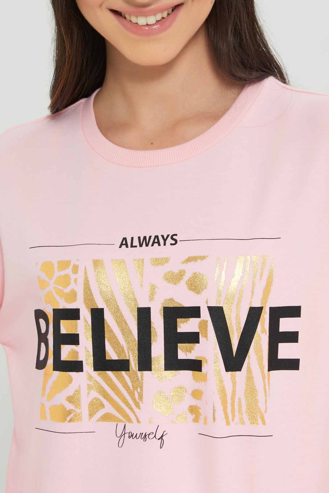 Redtag-Girls-Pale-Pink-Pullon-Sweatshirt-Category:Sweatshirts,-Colour:Apricot,-Deals:New-In,-Dept:Girls,-Filter:Senior-Girls-(8-to-14-Yrs),-GSR-Sweatshirts,-New-In-GSR-APL,-Non-Sale,-S23A,-Section:Girls-(0-to-14Yrs),-TBL-Senior-Girls-9 to 14 Years
