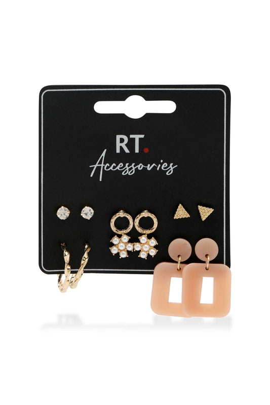 Redtag-Earings-Category:Jewellery,-Colour:Assorted,-Filter:Women's-Accessories,-LEC-Jewellery,-New-In,-New-In-Women-ACC,-Non-Sale,-Section:Women,-W22A-Women-