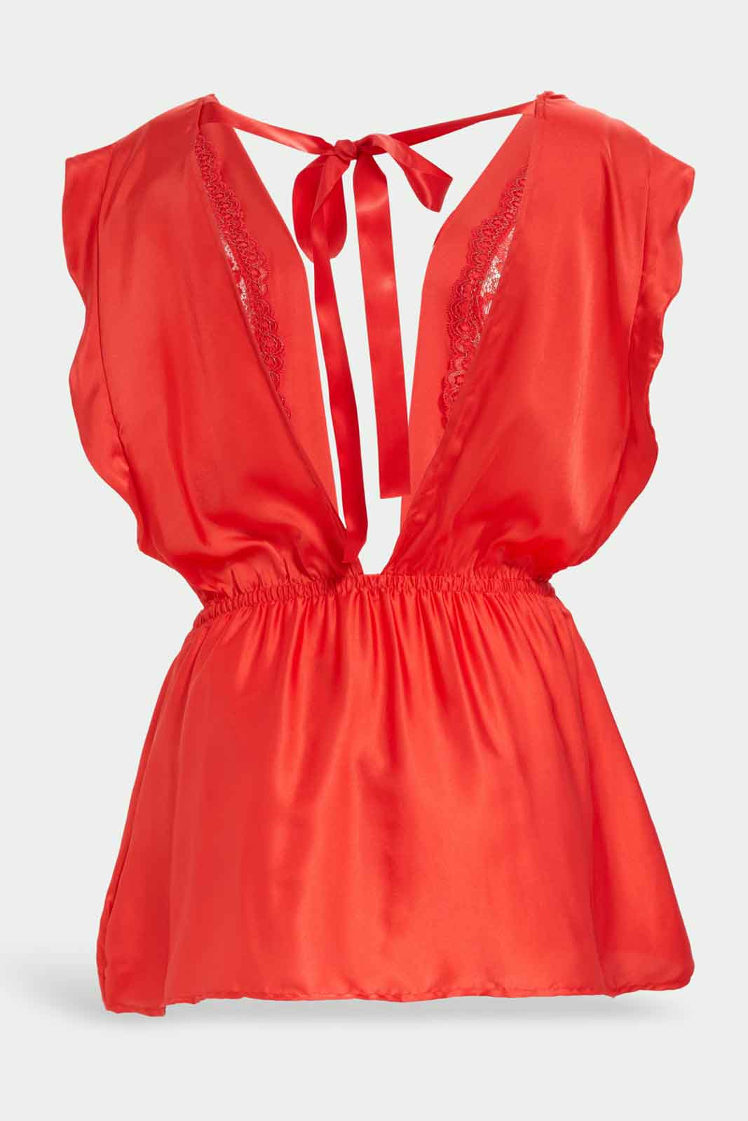 Redtag-Women-Luscious-Red-Plain-Babydoll-With-Thong-Category:Babydolls,-Colour:Red,-Deals:New-In,-Dept:Ladieswear,-Filter:Women's-Clothing,-New-In-Women-APL,-Non-Sale,-S23A,-Section:Women,-Women-Babydolls--